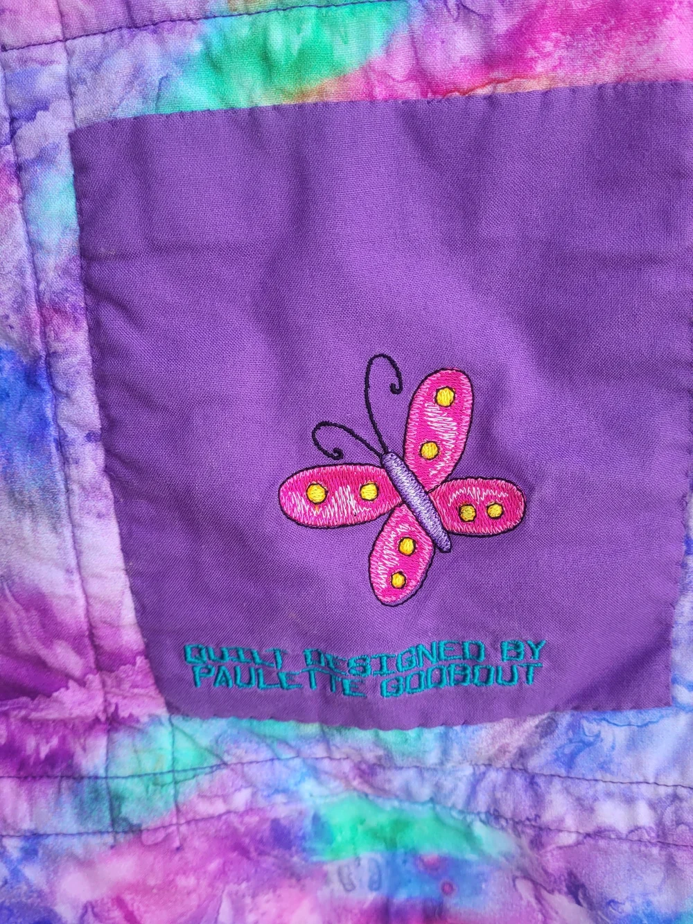 Purple Unicorn Patchwork Quilt - Home Bedding